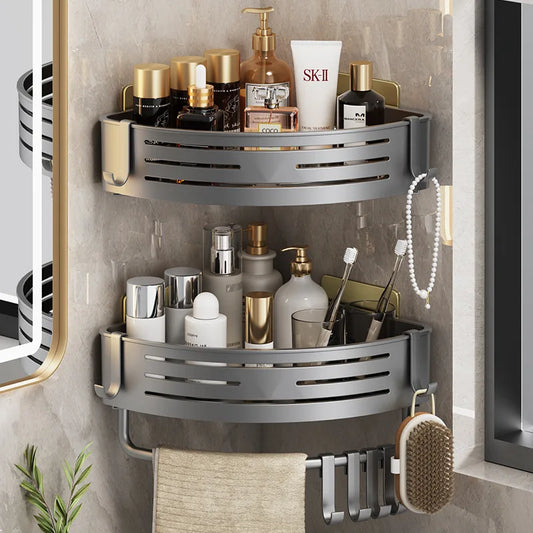 Bathroom Corner Shelf Wall