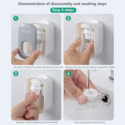 Automatic Toothpaste Dispenser Squeezers