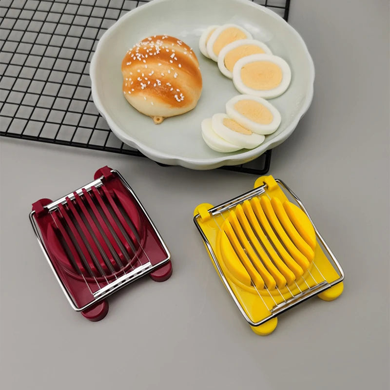 Egg Slicer Chopper Stainless Steel Fruit Salad Cutter