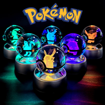 Pokemon Crystal Ball 3D Pikachu