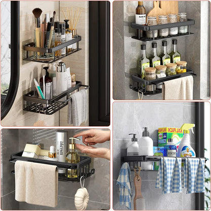 Wall Hanging Corner Bathroom Shelf Towel