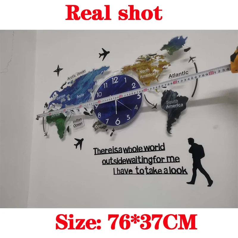 New Hot Unique Acrylic Wall Clock 3D