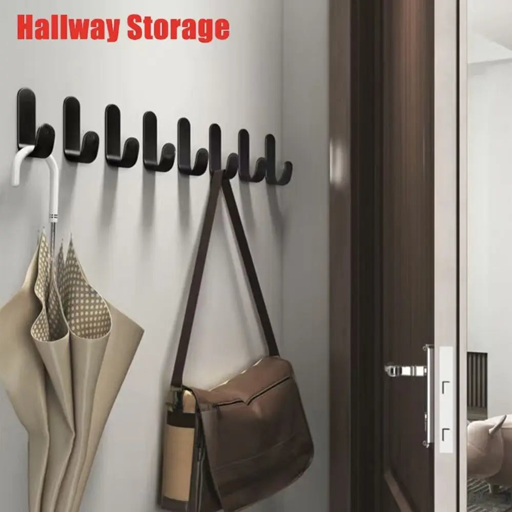 6Pcs Self Adhesive Strong Wall Hooks