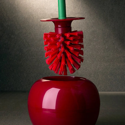 Creative Cherry Shape Toilet Brush Set Long Handle